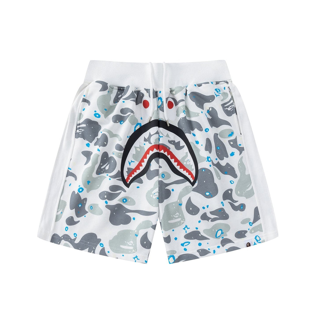 BAPE Camo Shark Graphic Shorts