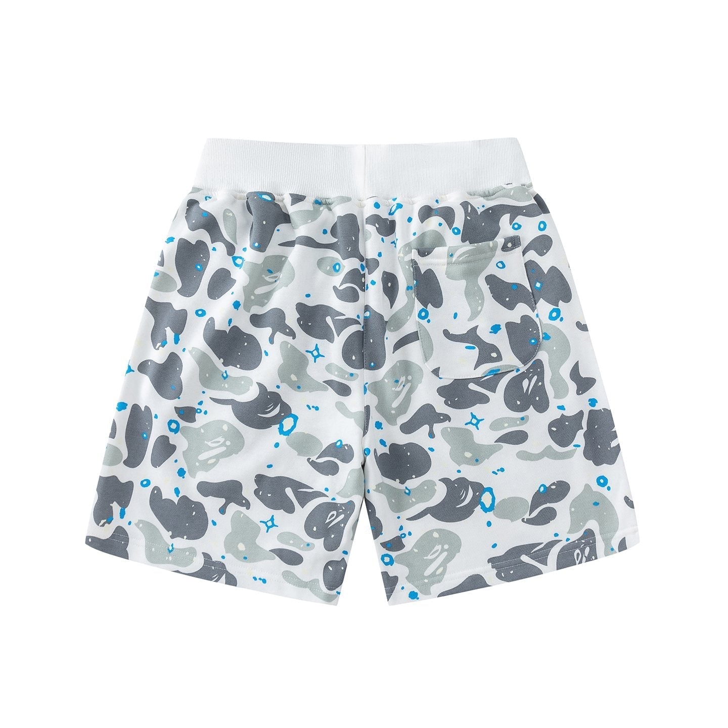 BAPE Camo Shark Graphic Shorts