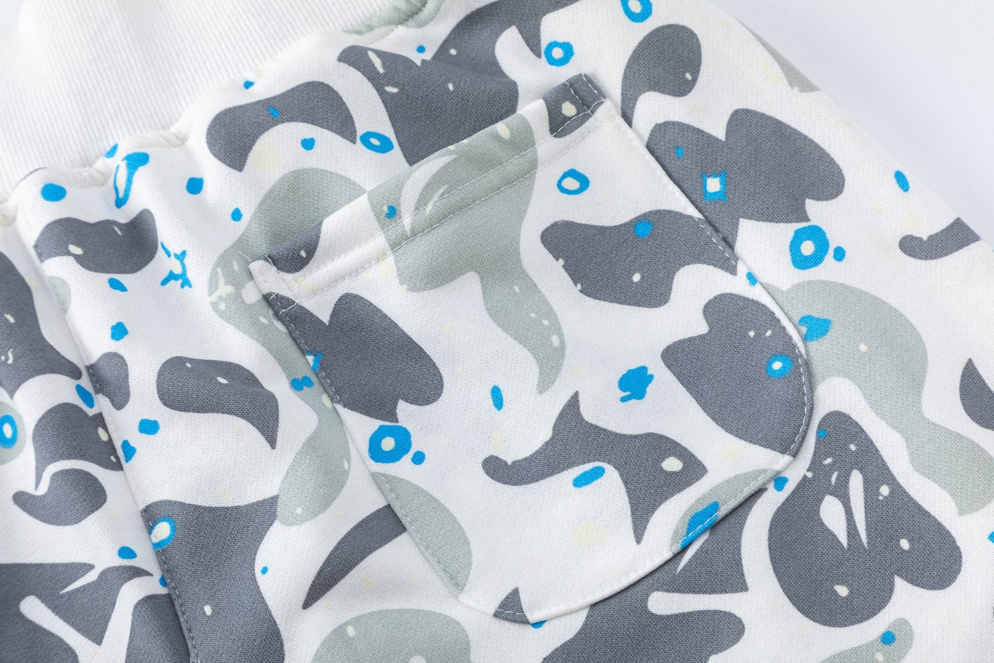 BAPE Camo Shark Graphic Shorts