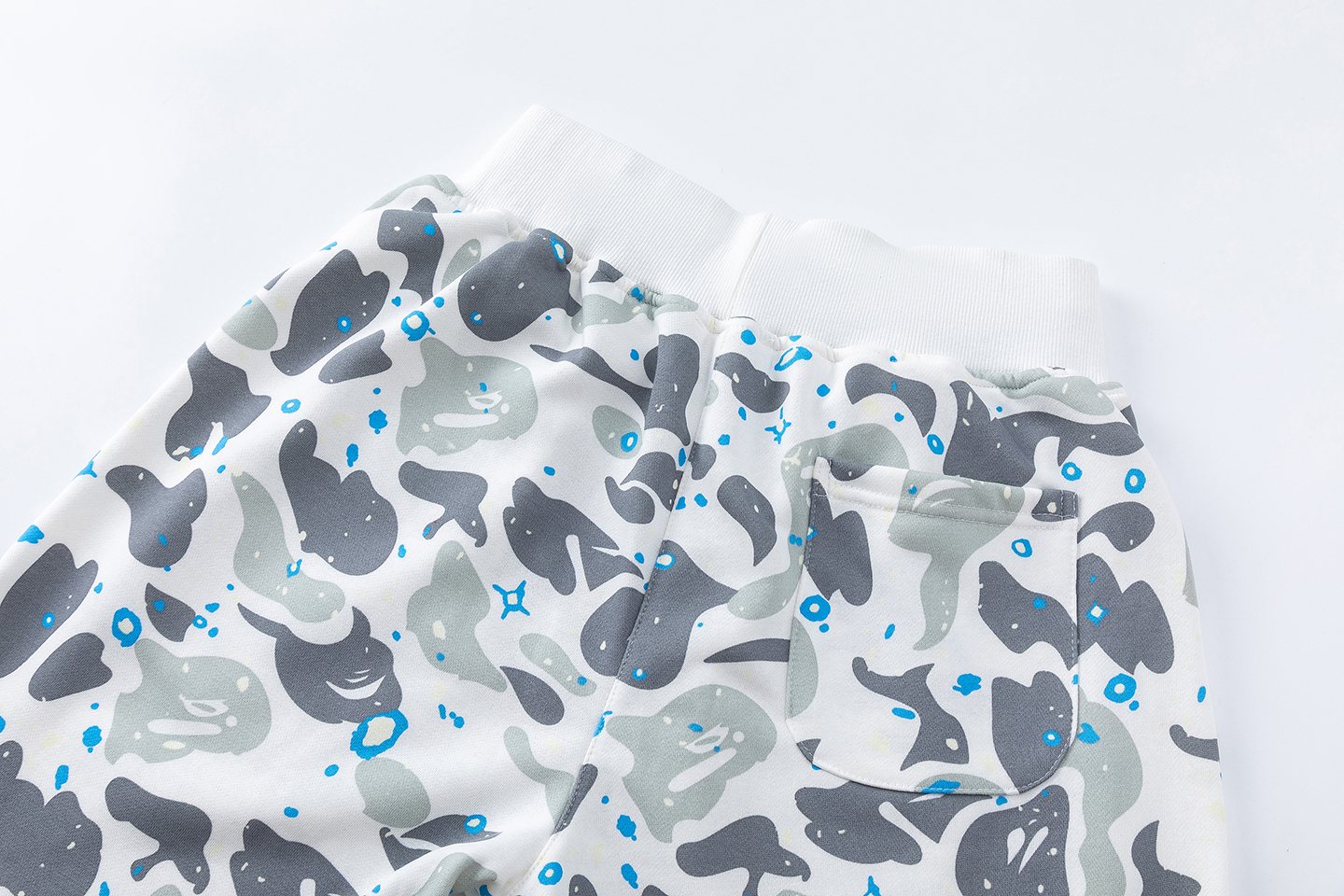 BAPE Camo Shark Graphic Shorts