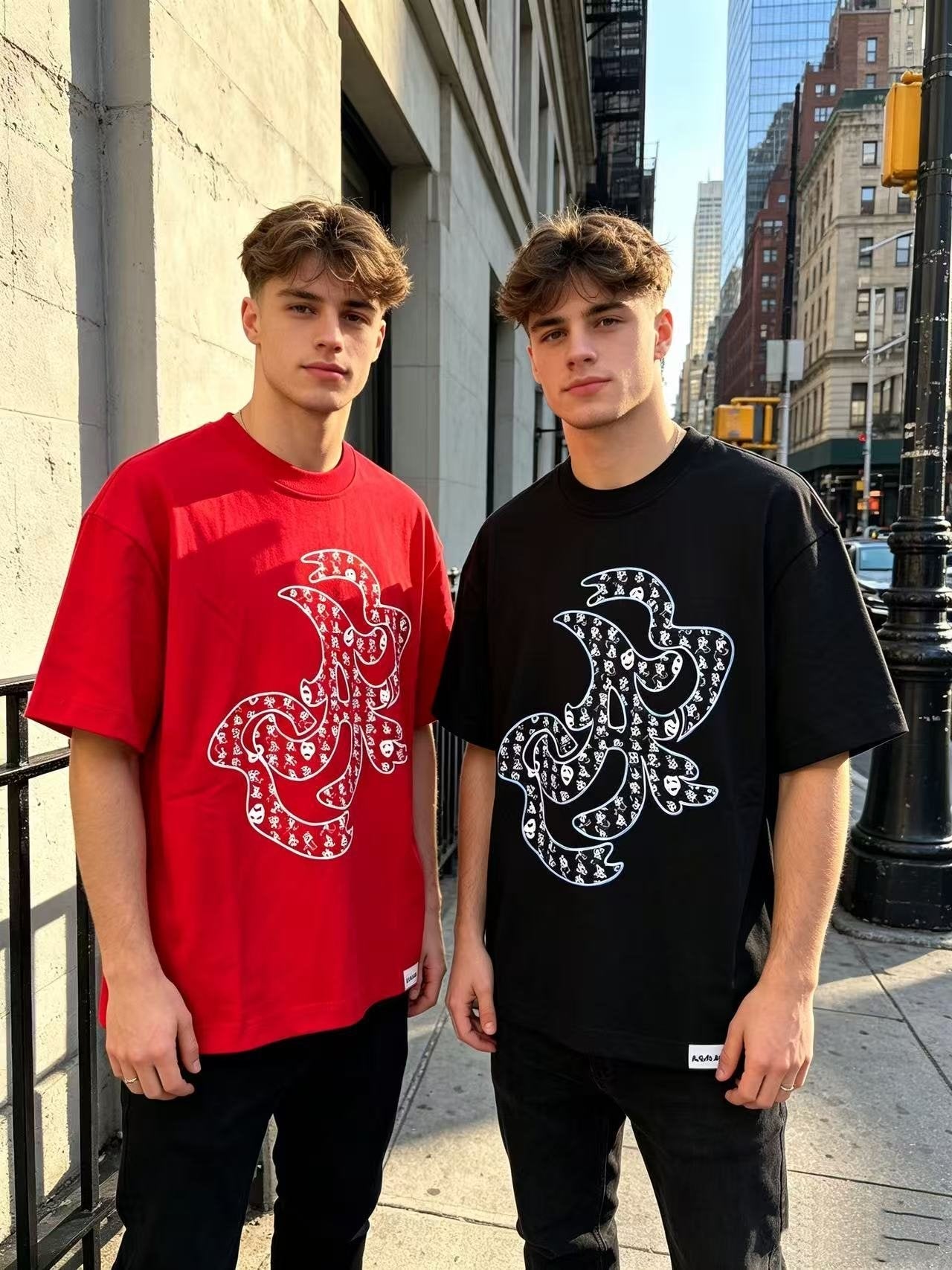Asaali Abstract Graphic T-Shirt
