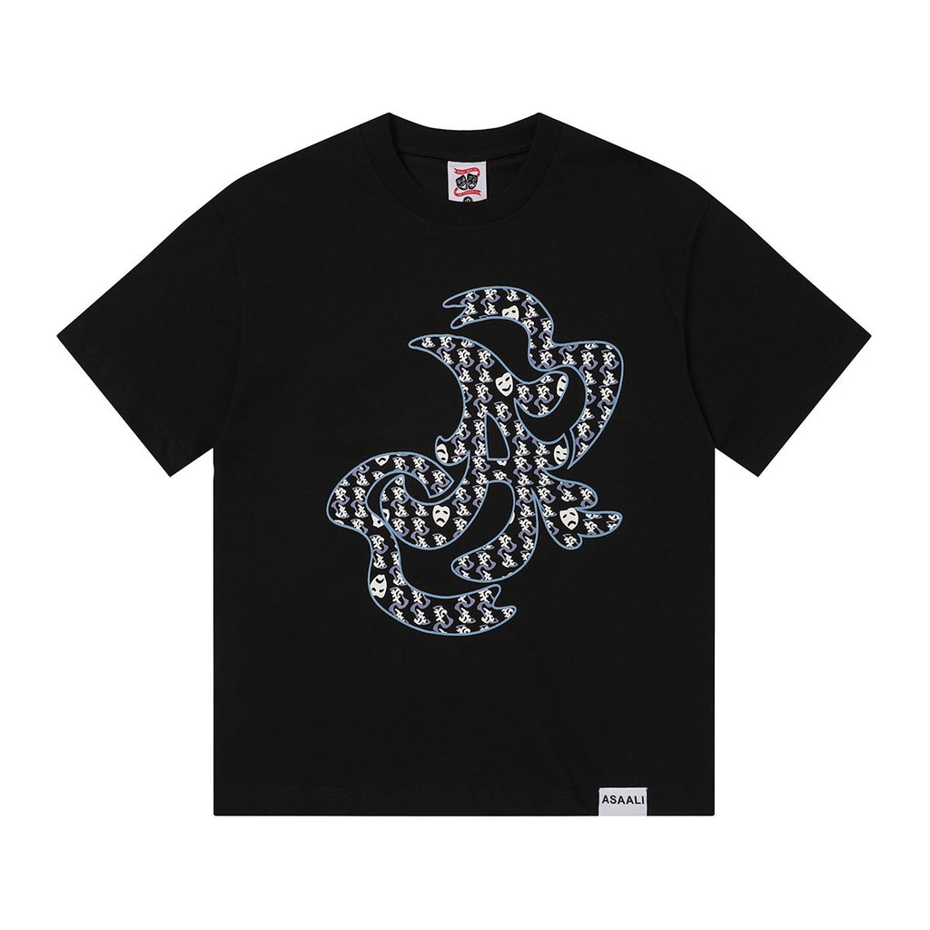 Asaali Abstract Graphic T-Shirt