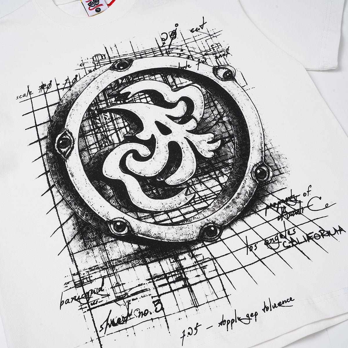 ASAALL Circular Technical Graphic T-Shirt
