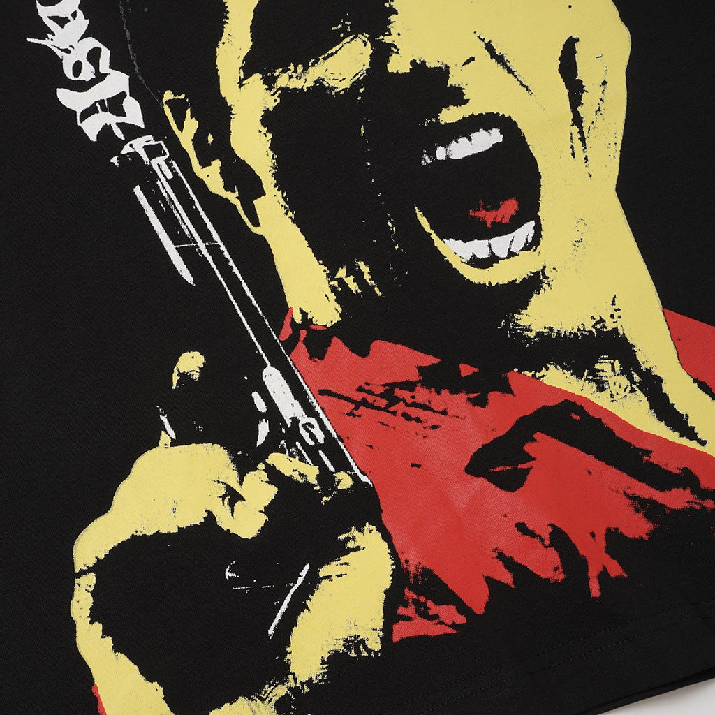 ASAALL Screaming Figure Graphic T-Shirt