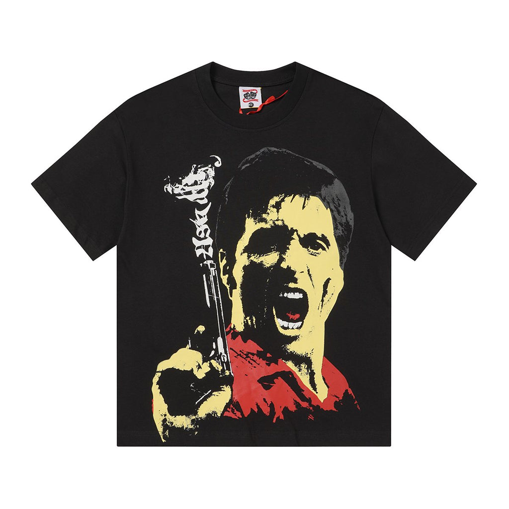 ASAALL Screaming Figure Graphic T-Shirt