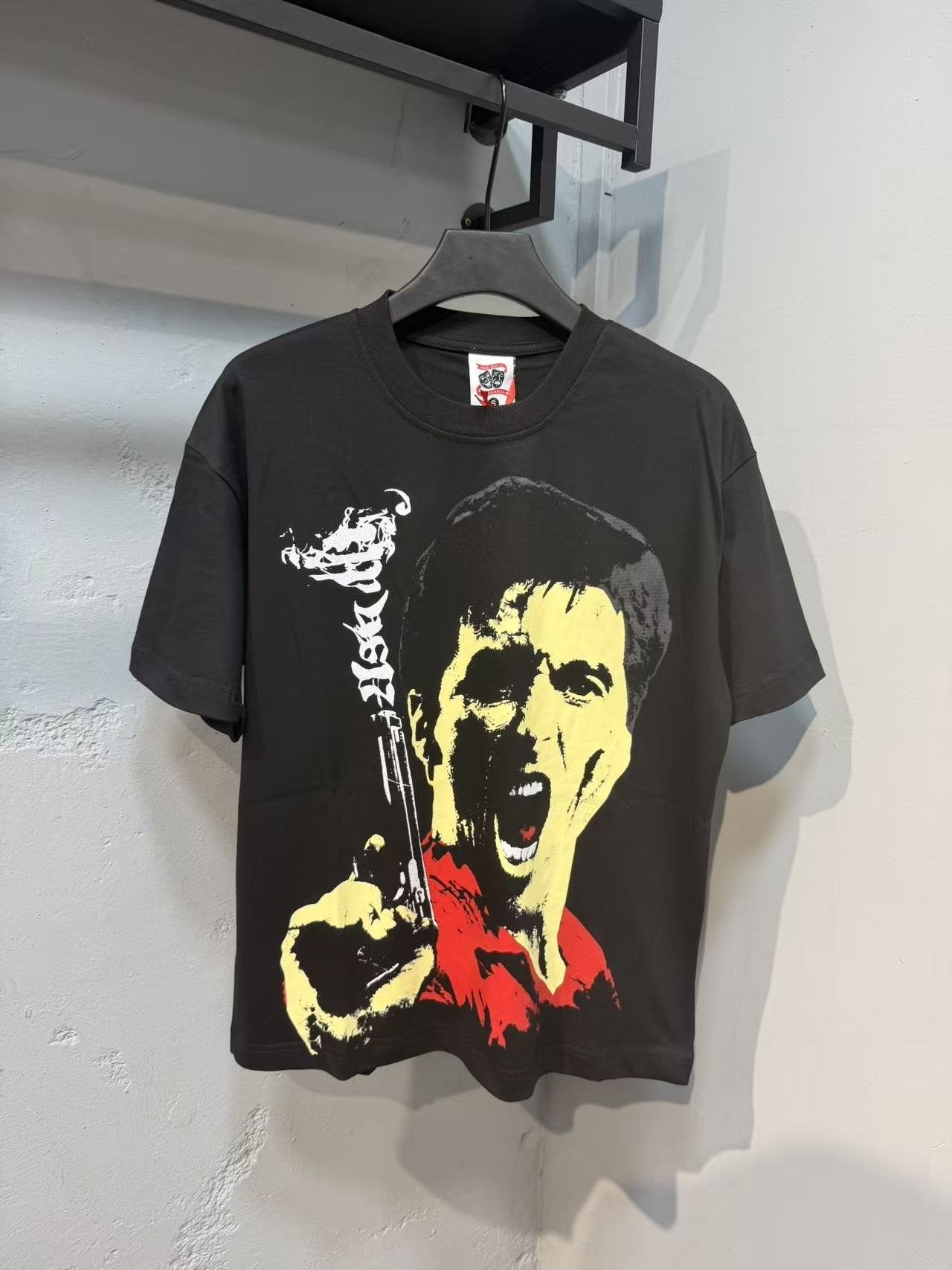 ASAALL Screaming Figure Graphic T-Shirt