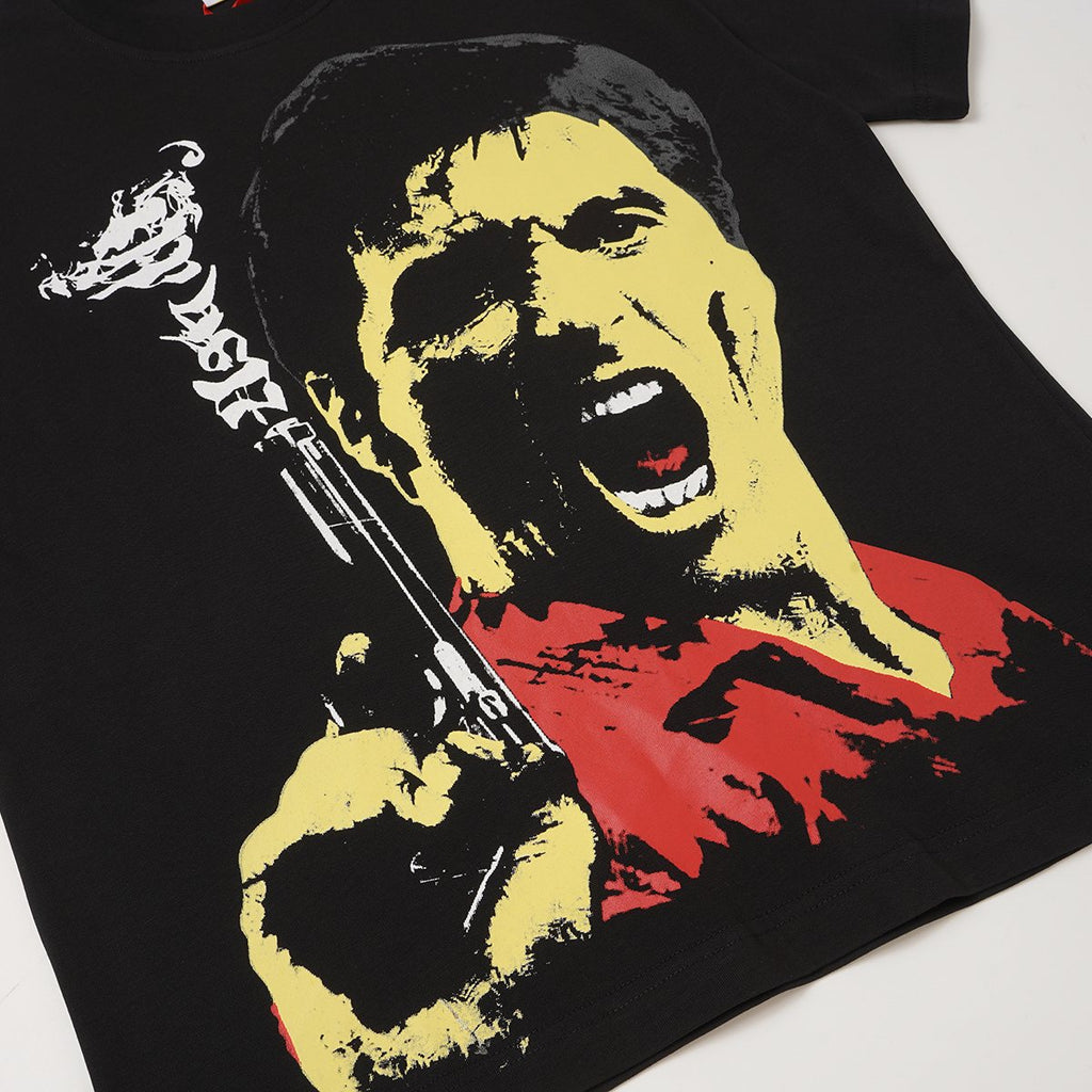 ASAALL Screaming Figure Graphic T-Shirt
