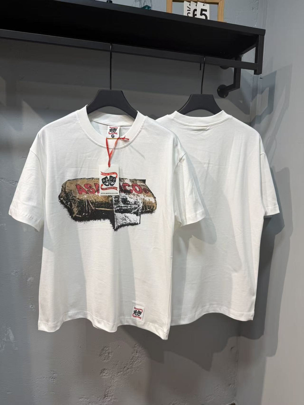 ASAALL Distressed Graphic Short-Sleeve T-Shirt