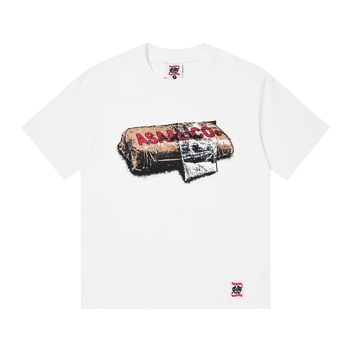 ASAALL Distressed Graphic Short-Sleeve T-Shirt