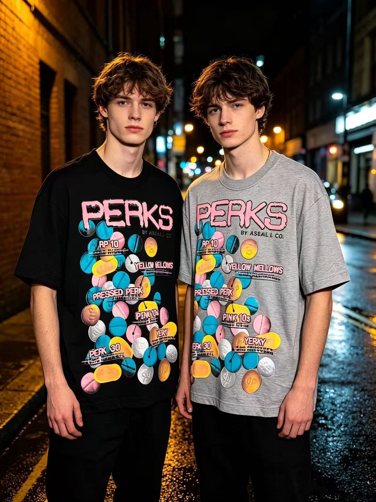 ASAALL Pill Graphic Short-Sleeve T-Shirt