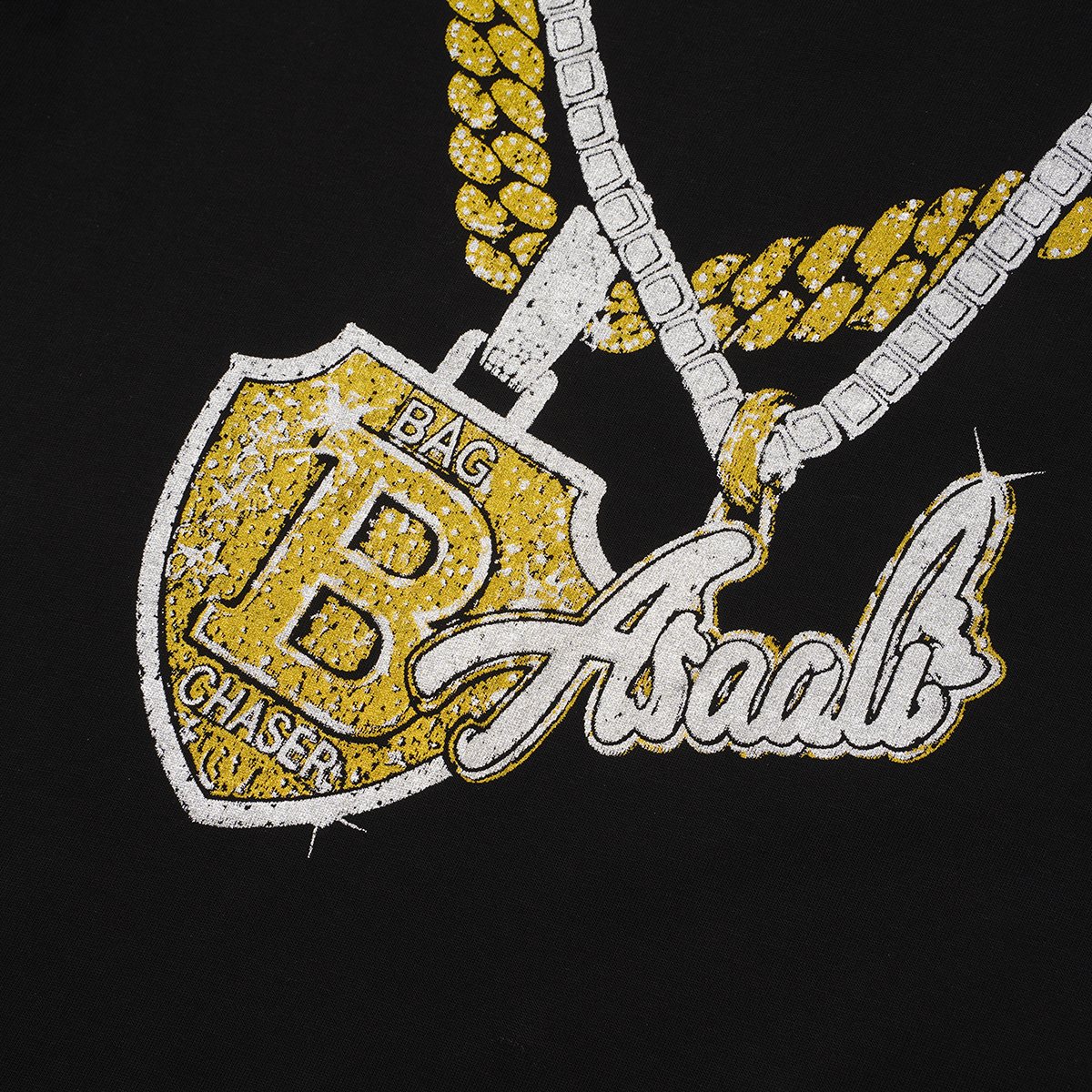 ASAALL Chain and Shield Graphic Short-Sleeve T-Shirt