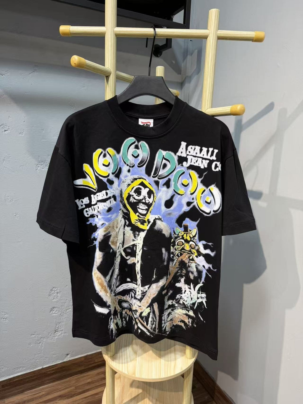 ASAALL Los Angeles Skull Graphic T-Shirt