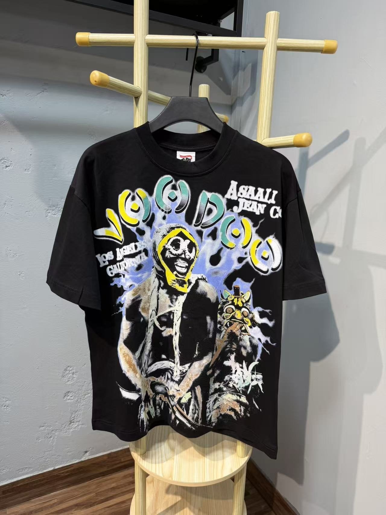 ASAALL Los Angeles Skull Graphic T-Shirt