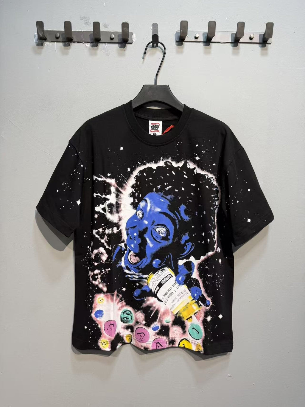 ASAALL Space Astronaut Graphic Short-Sleeve T-Shirt
