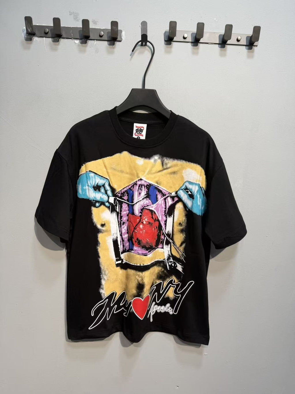ASAALL Heart Graphic Short-Sleeve T-Shirt