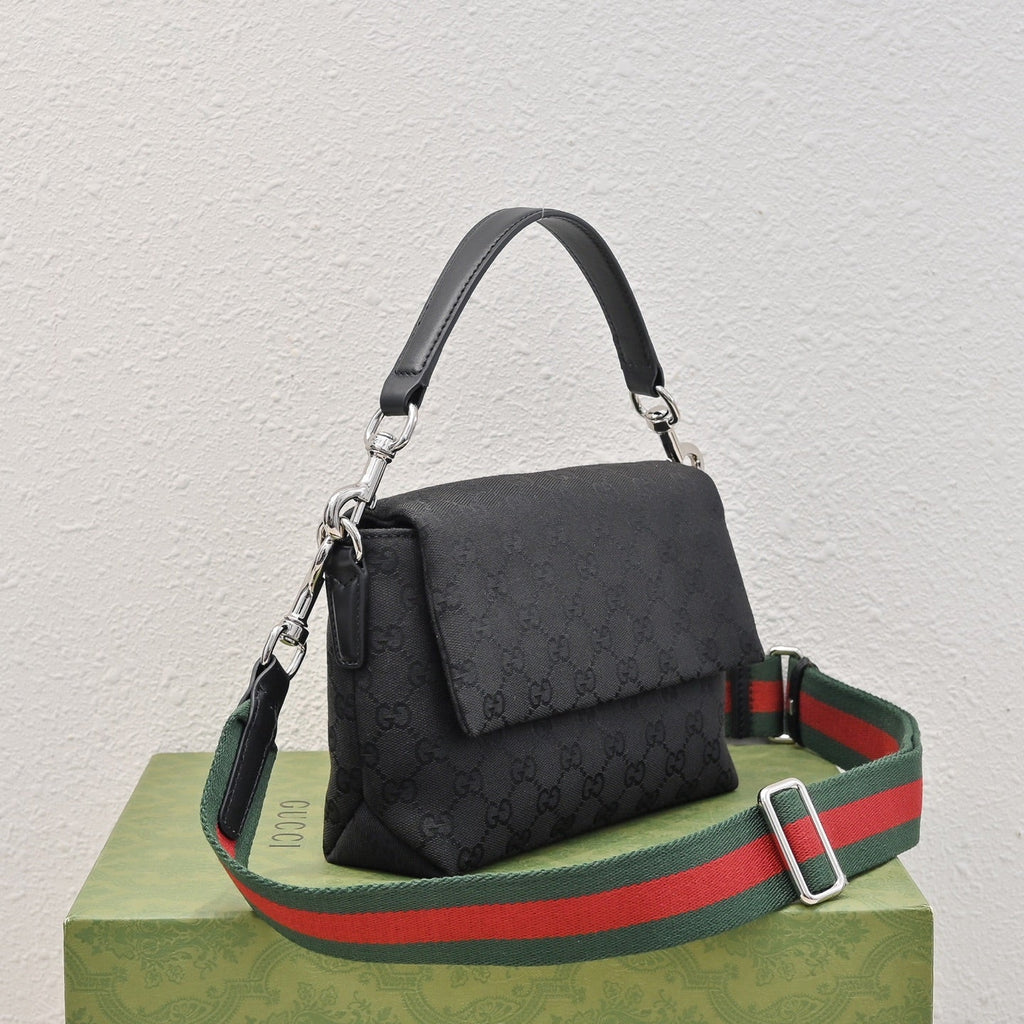 Gucci GG Canvas Small Top Handle Crossbody Bag – 821617