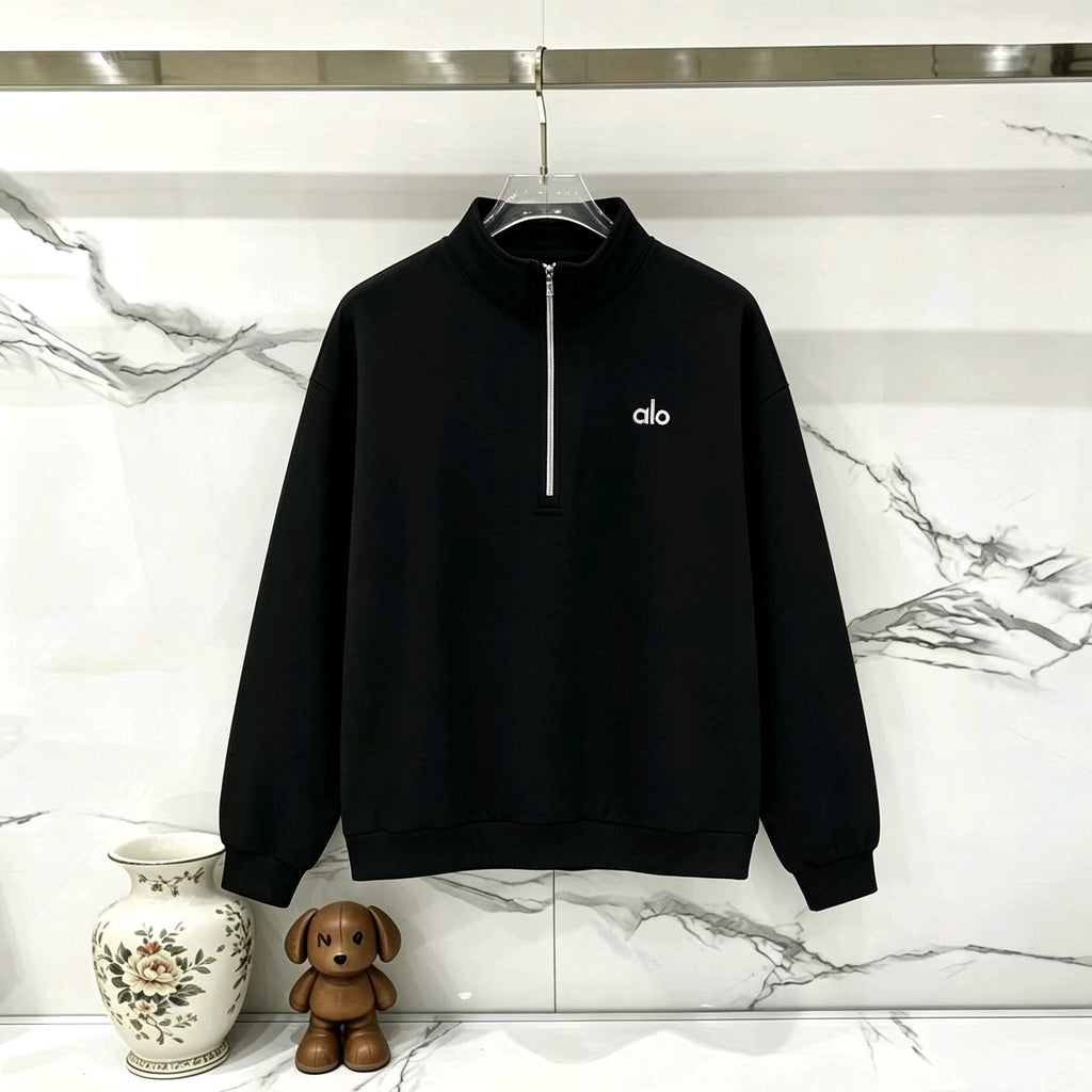alo K503 Half-Zip Sweatshirt & Sweatpants Matching Set