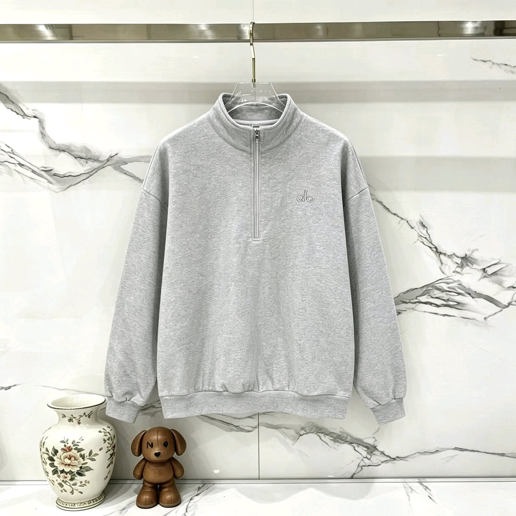 alo K503 Half-Zip Sweatshirt & Sweatpants Matching Set