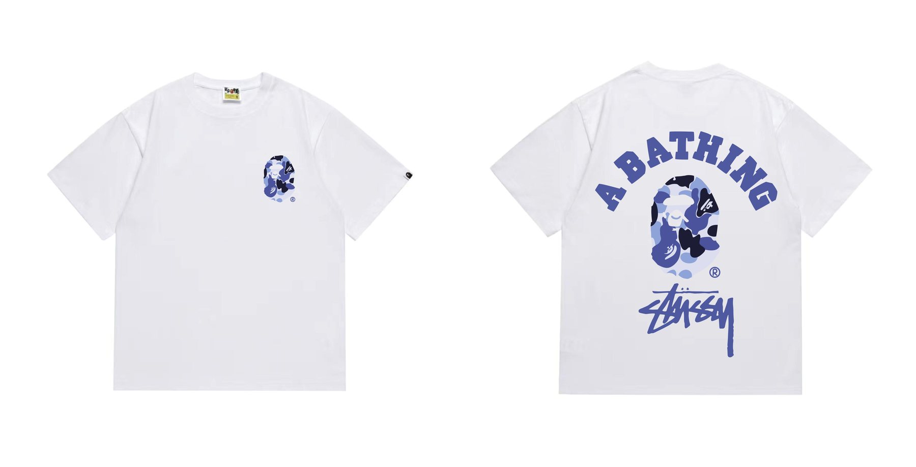 BAPE Ape-Head Back Graphic T-Shirt