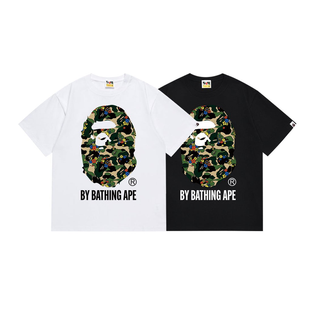 BAPE Camo Ape-Head Graphic Short-Sleeve T-Shirt