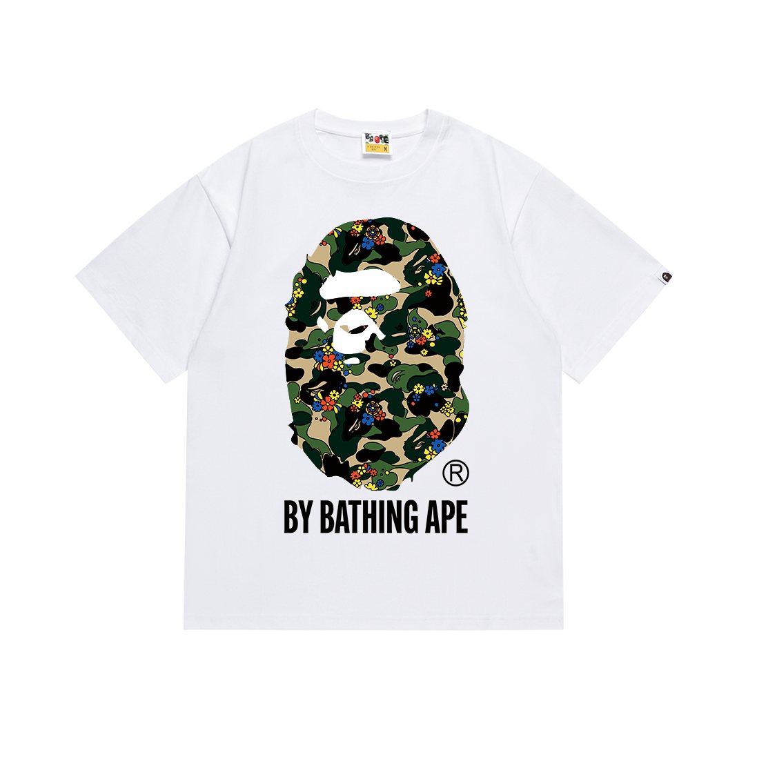 BAPE Camo Ape-Head Graphic Short-Sleeve T-Shirt