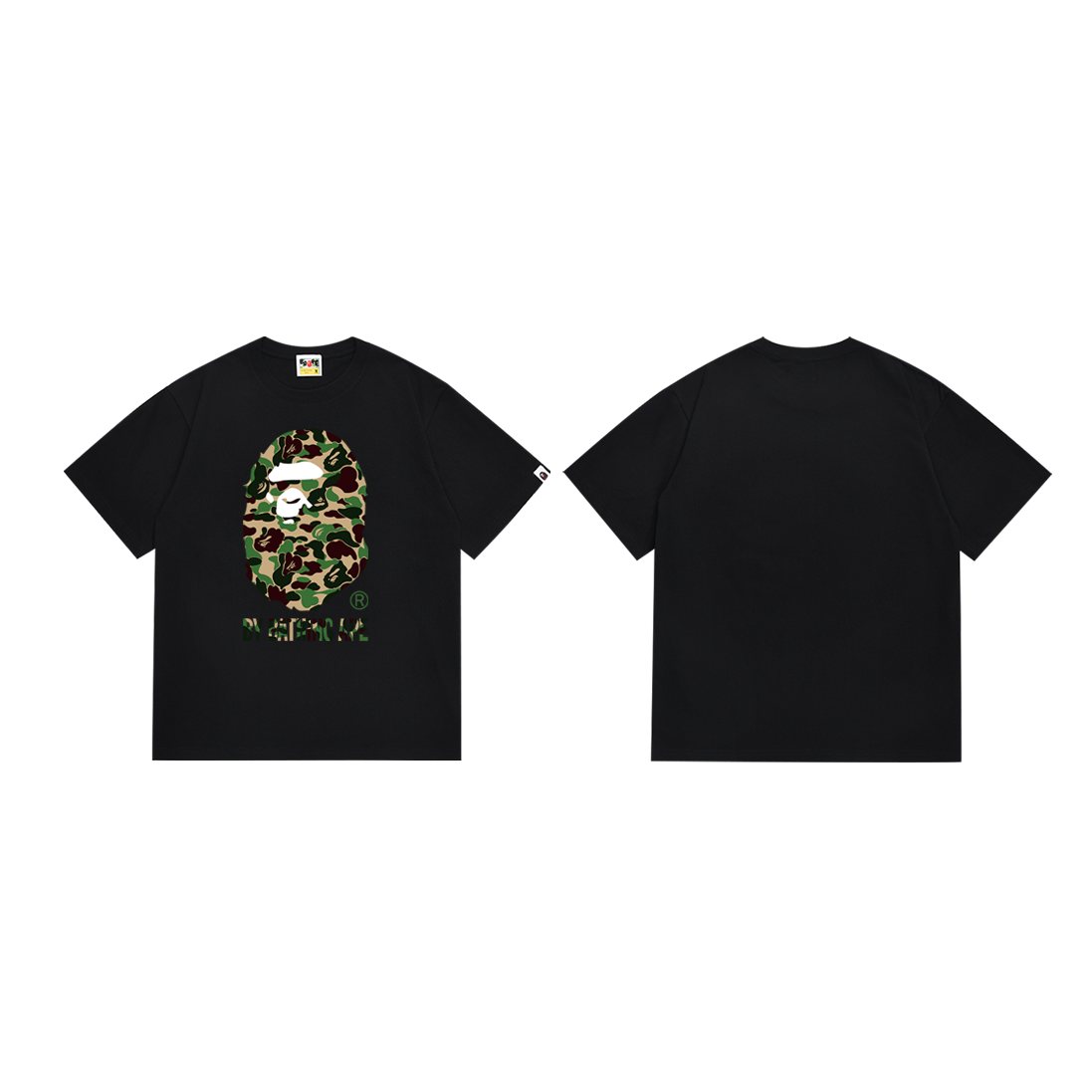 BAPE Camo Ape-Head Graphic Short-Sleeve T-Shirt