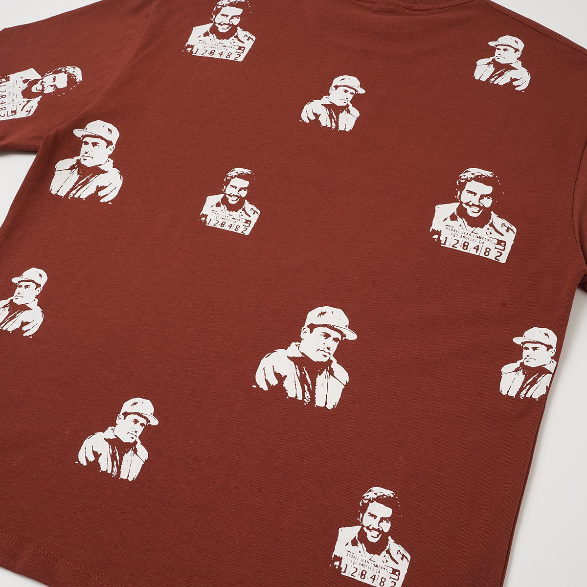 ASAALL All-Over Portrait Graphic Short-Sleeve T-Shirt