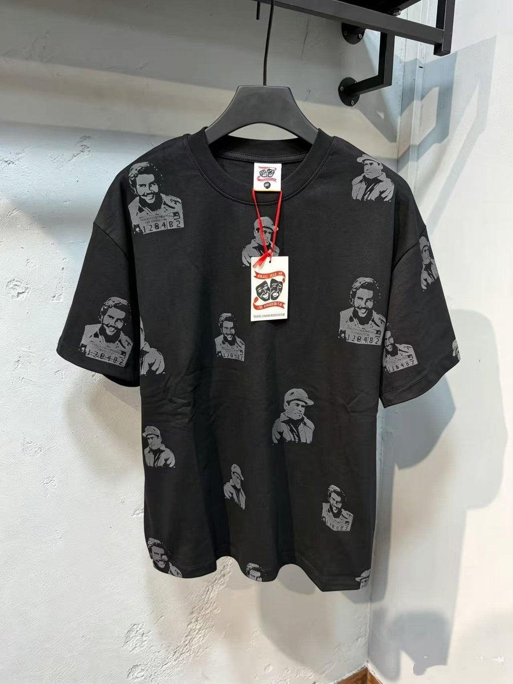 ASAALL All-Over Portrait Graphic Short-Sleeve T-Shirt