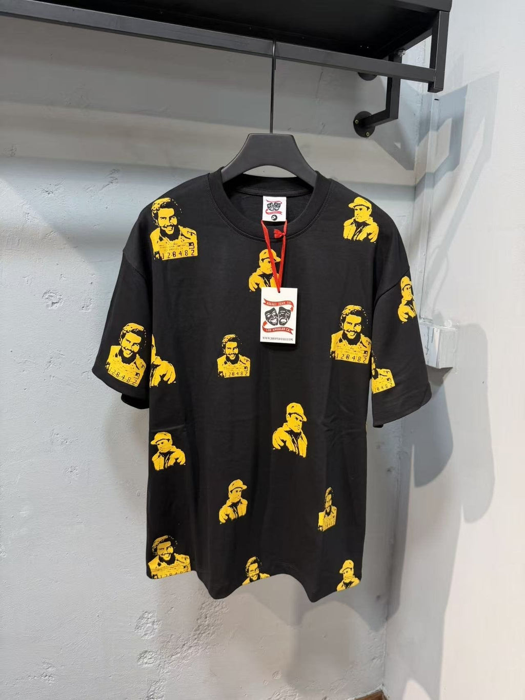 ASAALL All-Over Portrait Graphic Short-Sleeve T-Shirt