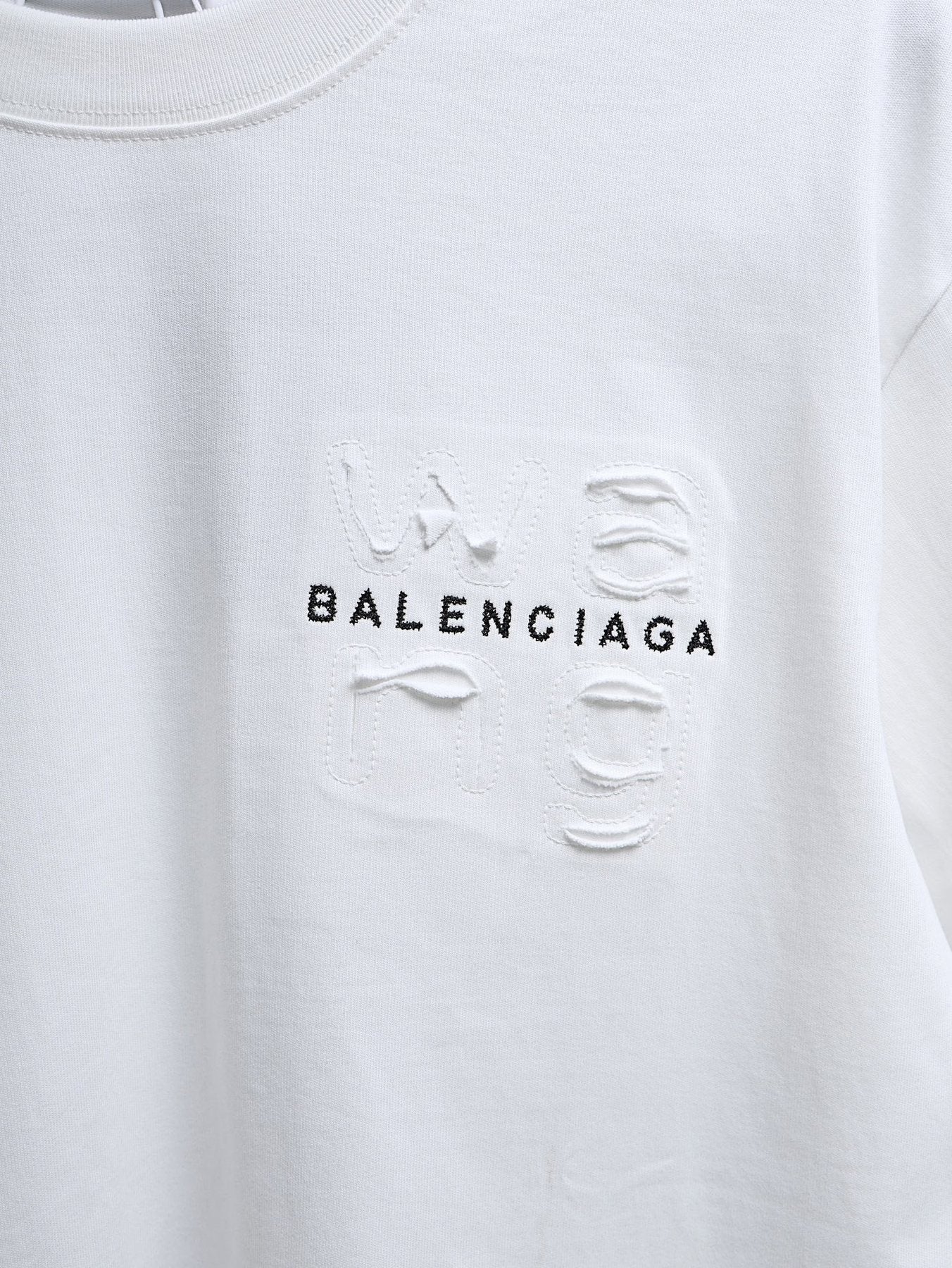 Balenciaga Multi-Logo Back Graphic T-Shirt