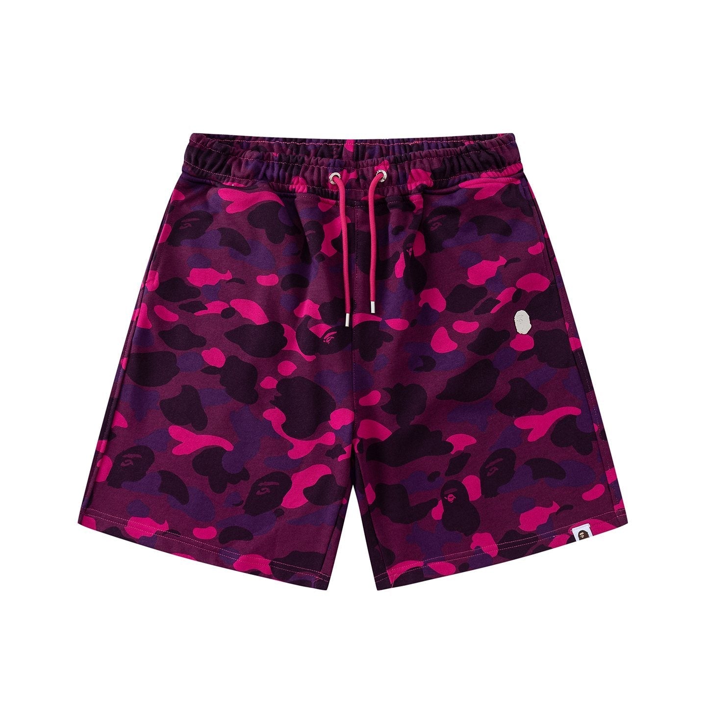 BAPE Camouflage Ape-Head Graphic Shorts