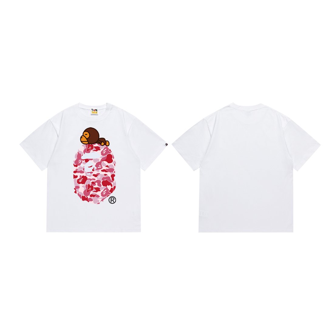 BAPE Camo Head Graphic Short-Sleeve T-Shirt
