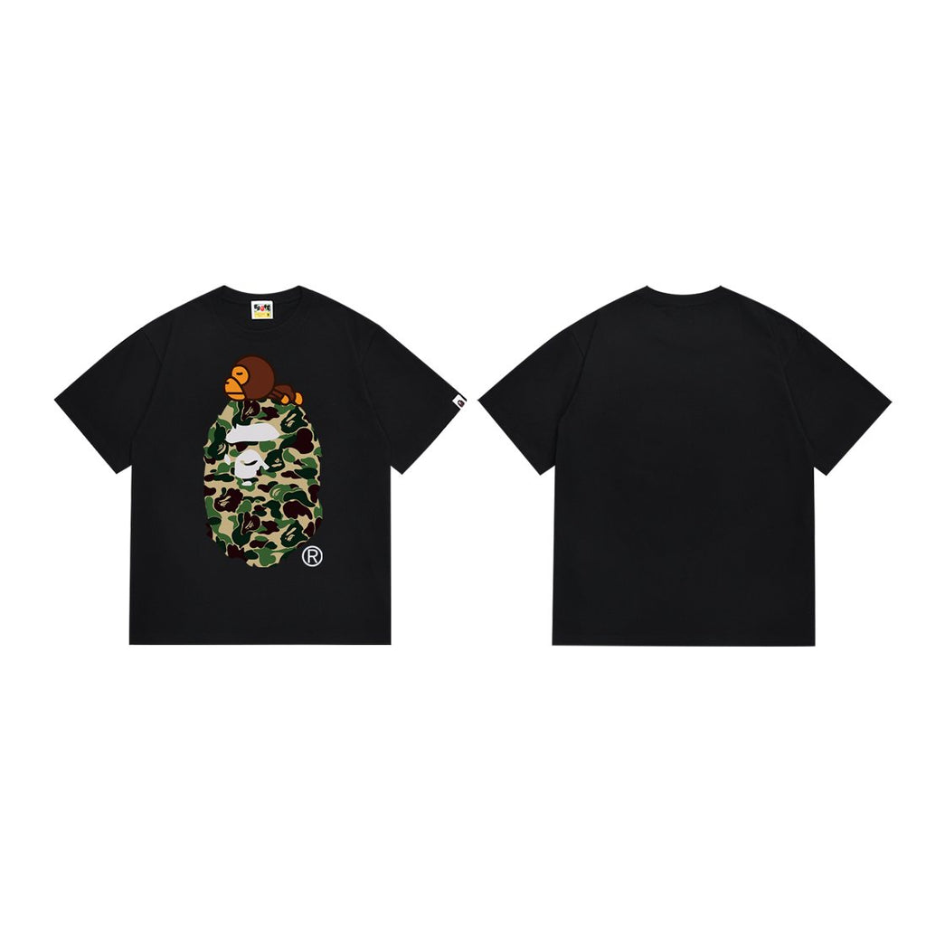 BAPE Camo Head Graphic Short-Sleeve T-Shirt