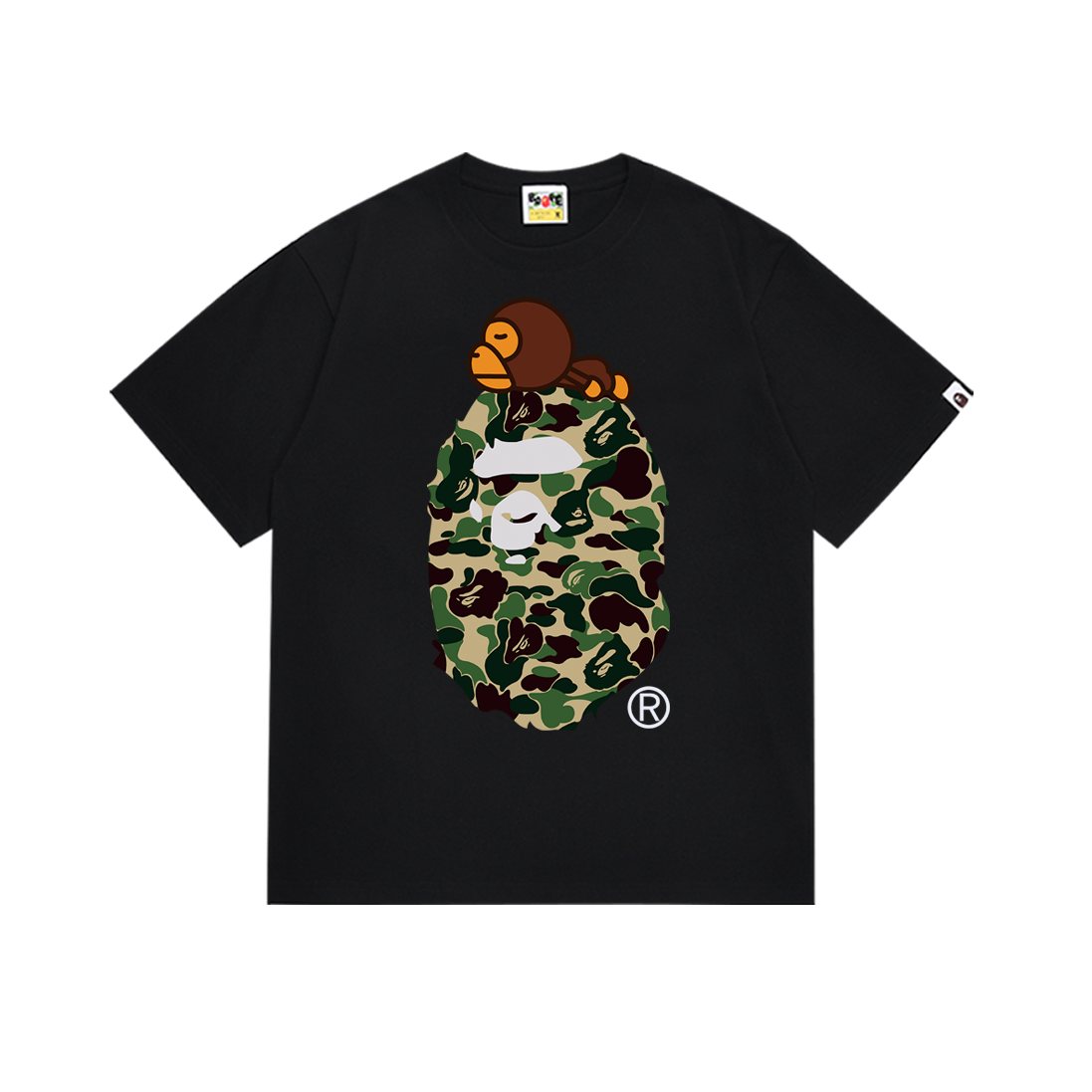 BAPE Camo Head Graphic Short-Sleeve T-Shirt
