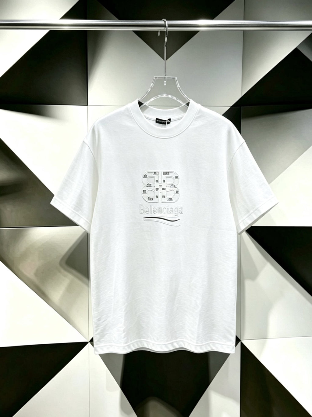 Balenciaga Logo-Panel Graphic T-Shirt