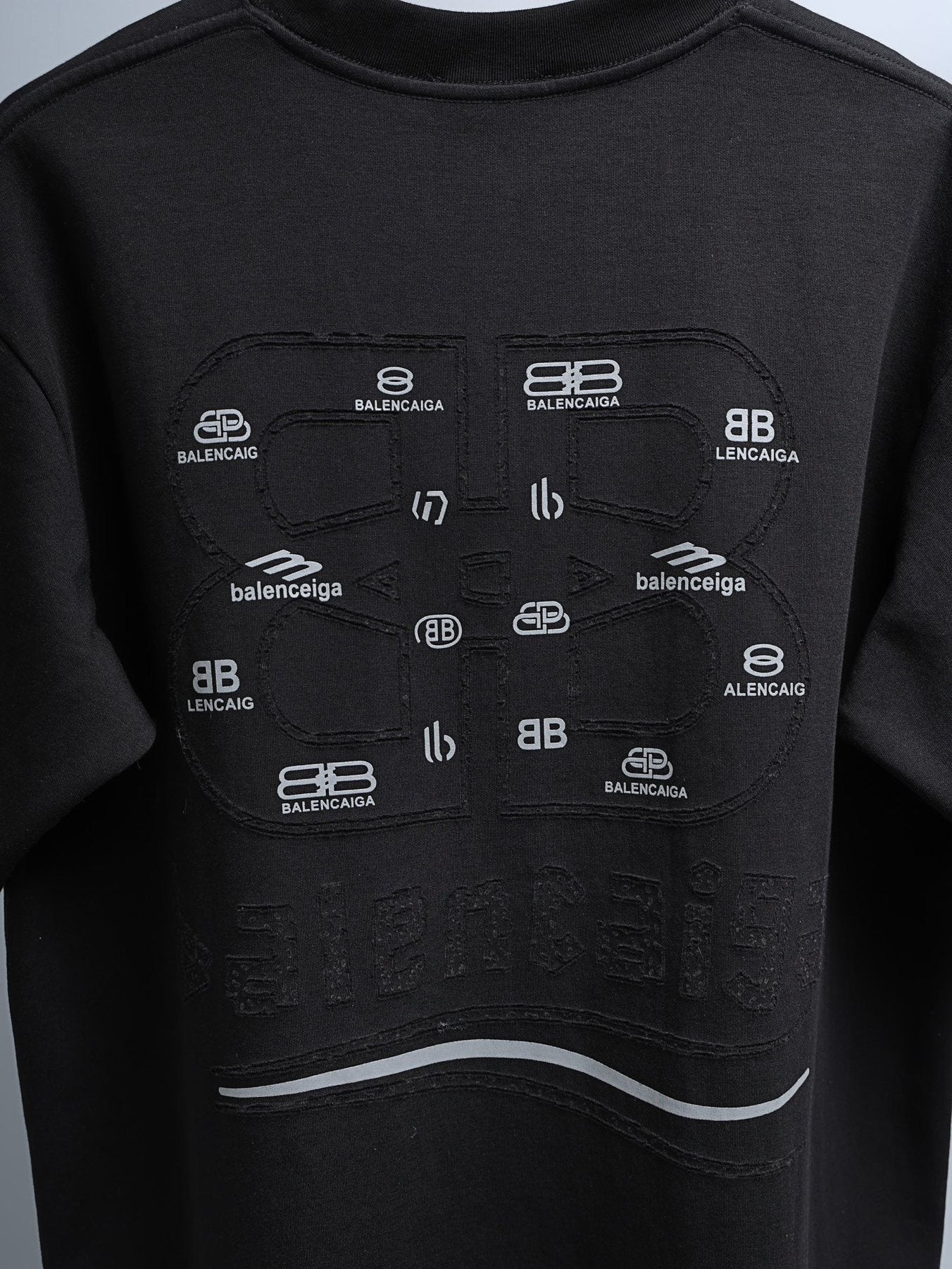 Balenciaga Logo-Panel Graphic T-Shirt