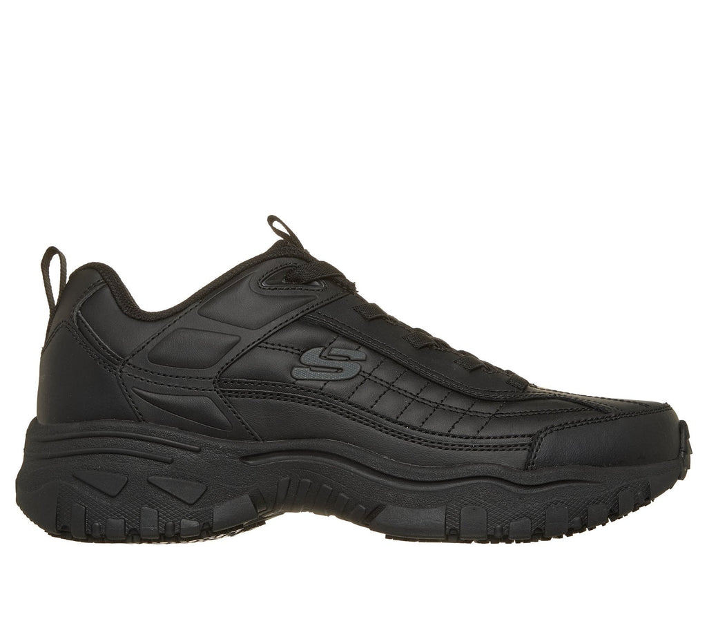 Skechers Slip-ins Slip-Resistant: E'Lite Afterburn, BLACK