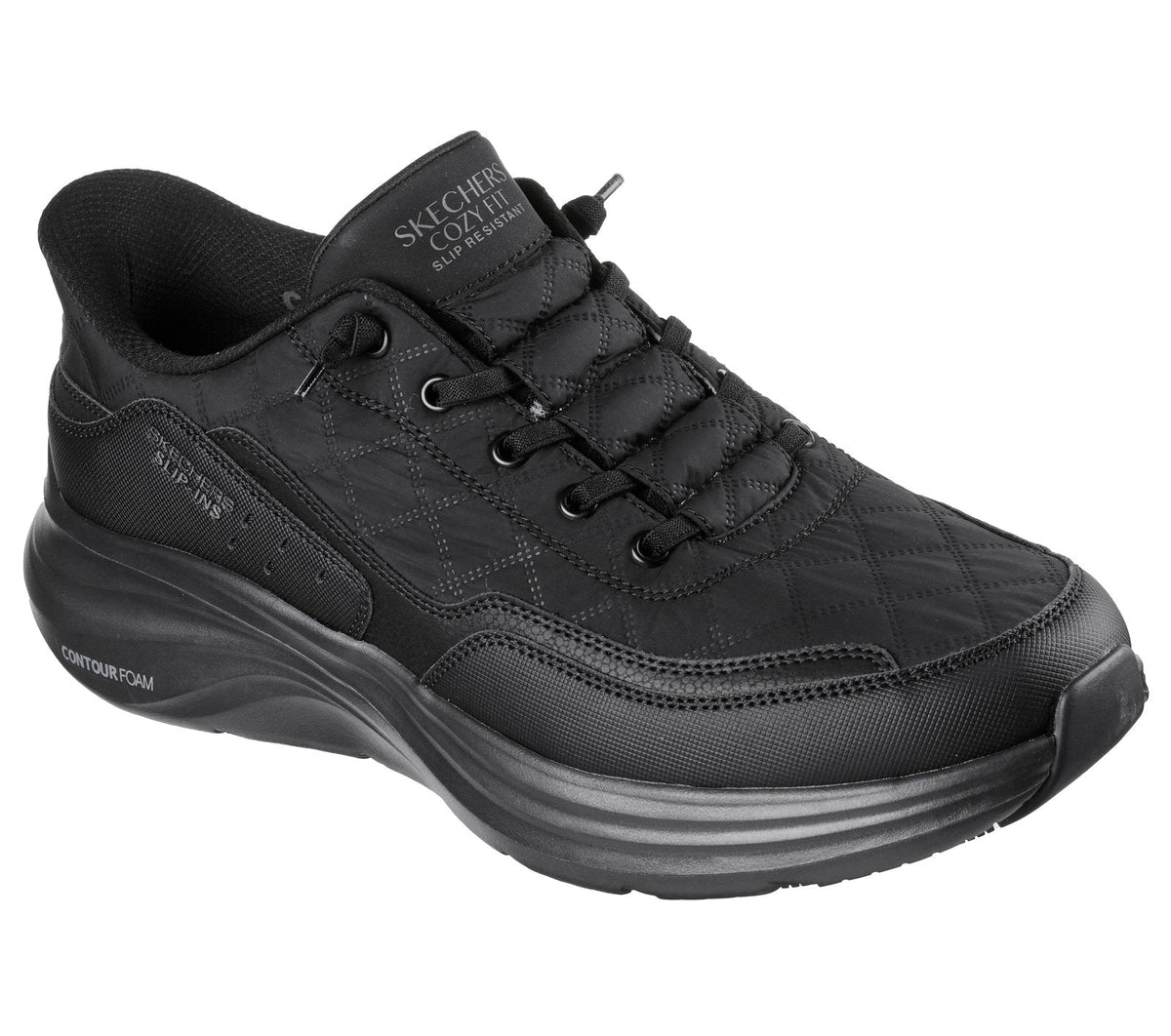 Skechers Slip-ins Work Slip-Resistant: Contour Foam - Cozy Fit