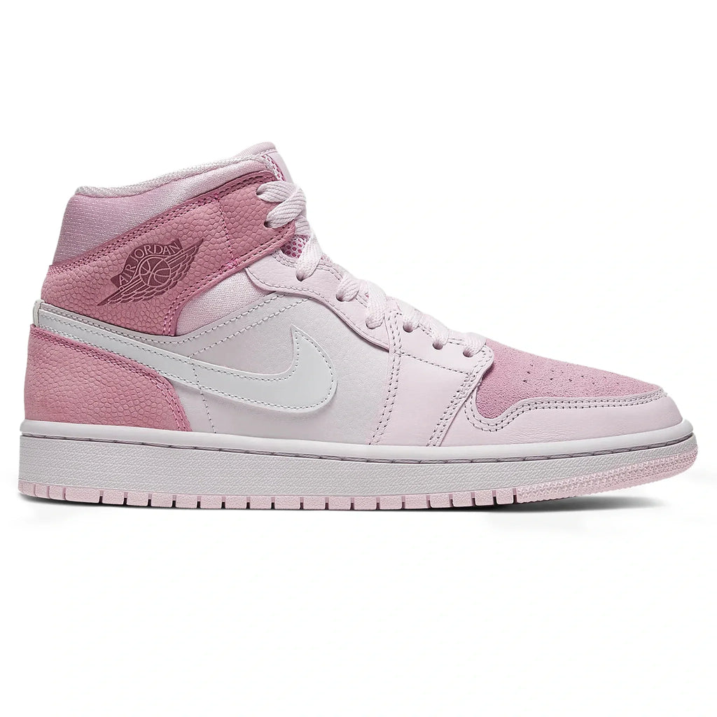 Air Jordan 1 Mid Digital Pink - Women's Sneakers