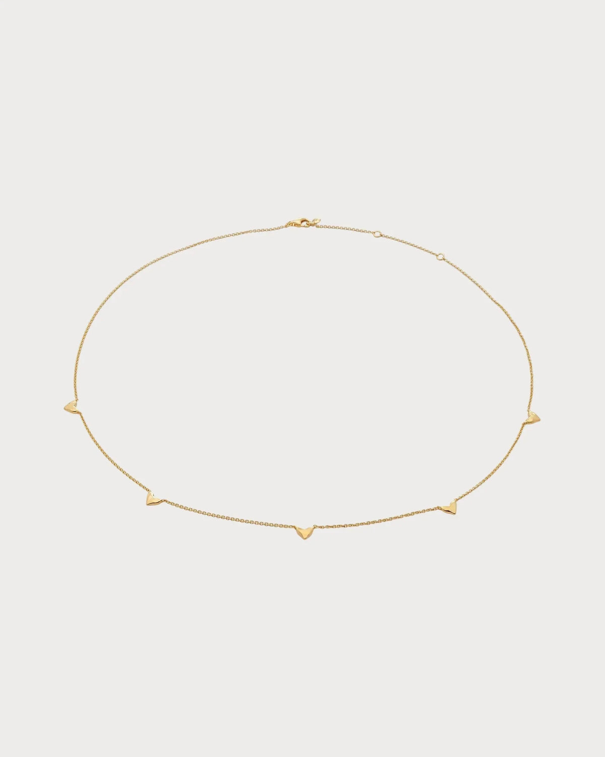 MONICA VINADER Heart Station 18ct Yellow Gold-Plated Vermeil Sterling-Silver Necklace(Gold)