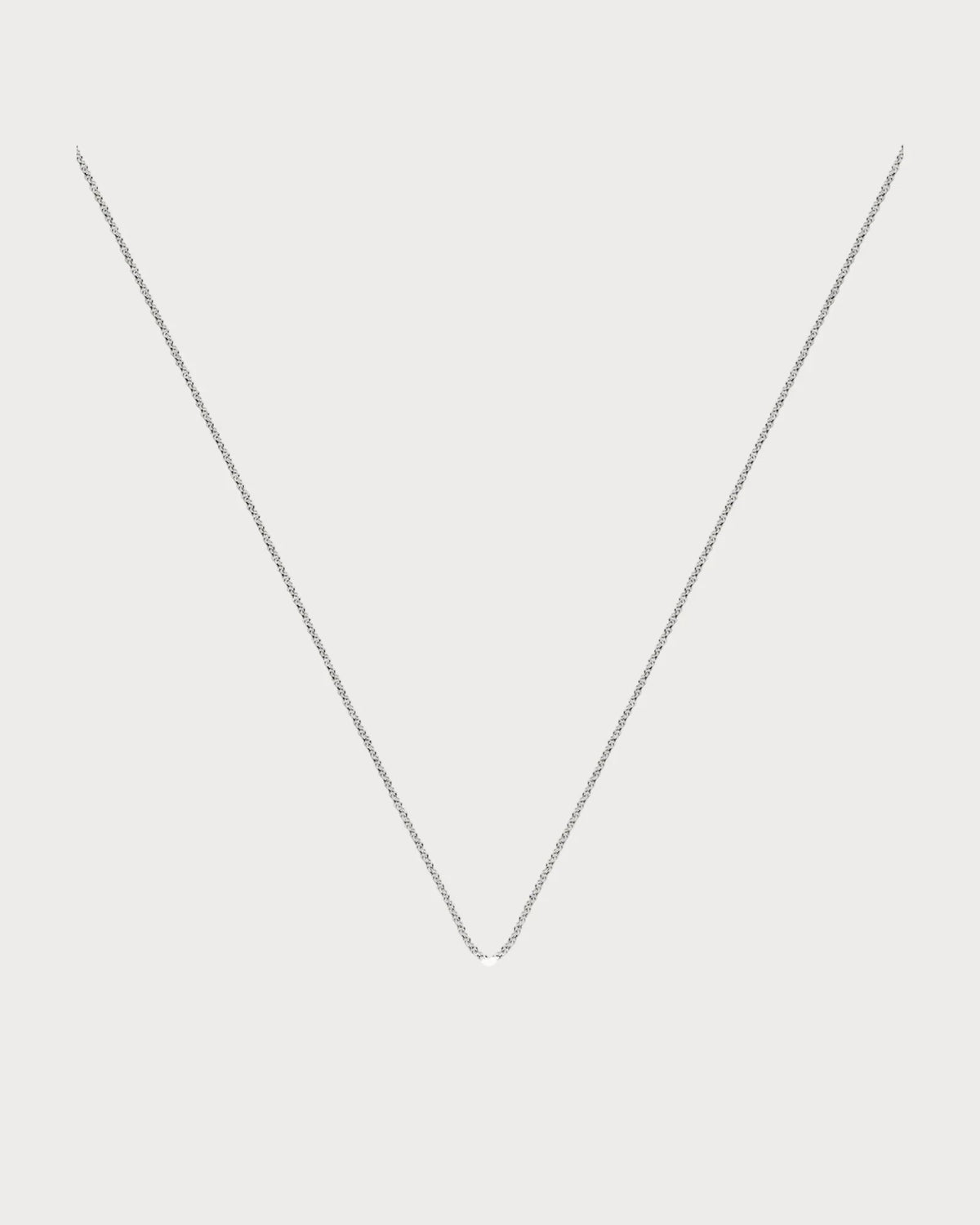 MONICA VINADER Sterling Silver Adjustable 15-17 Rolo Chain(Silver)