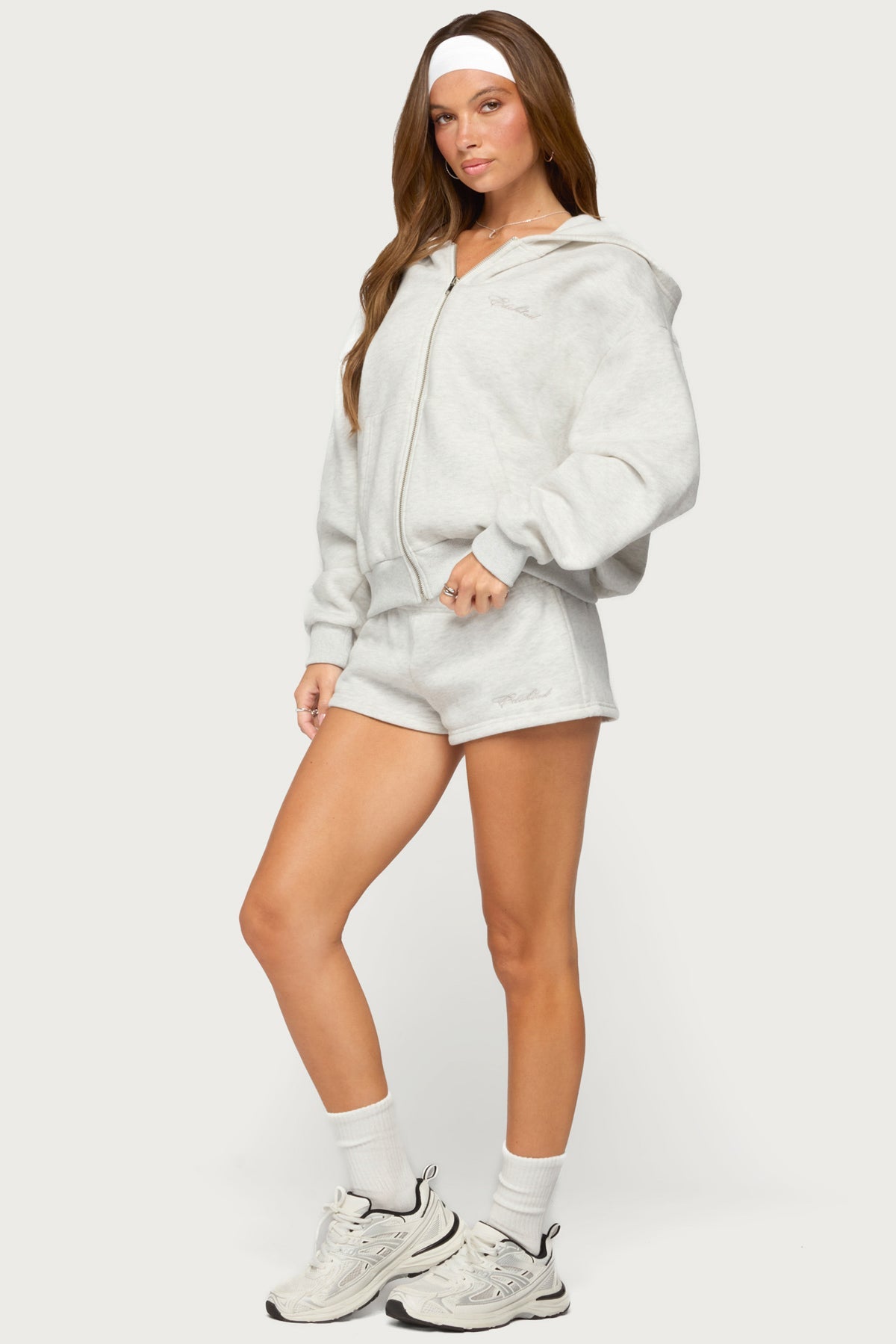 Basic Girl Zip Up Hoodie