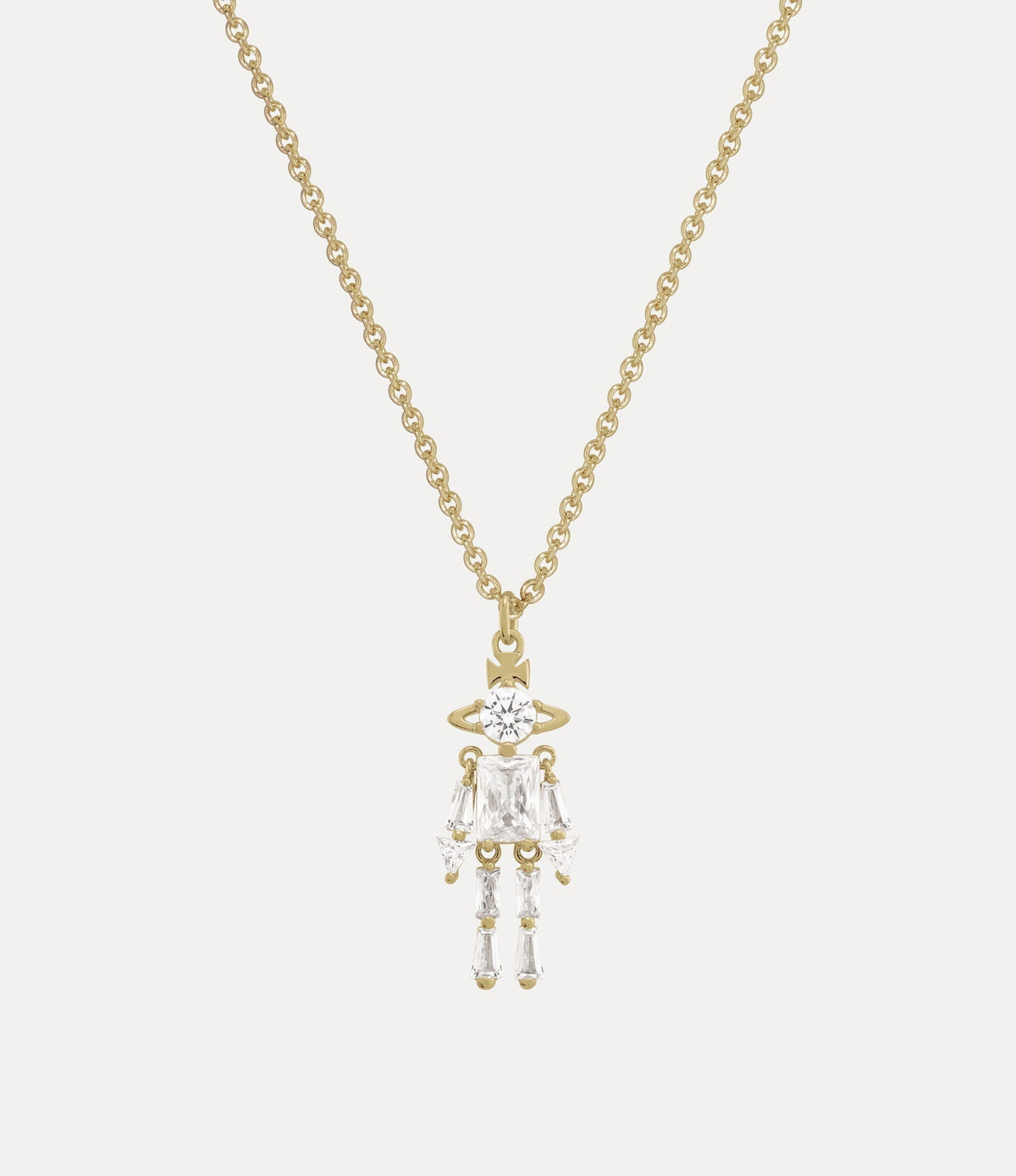 VIVIENNE WESTWOOD Issa Pendant Necklace Brass(Gold)
