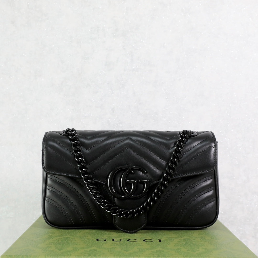 Gucci GG Marmont Leather Shoulder Bag-443497