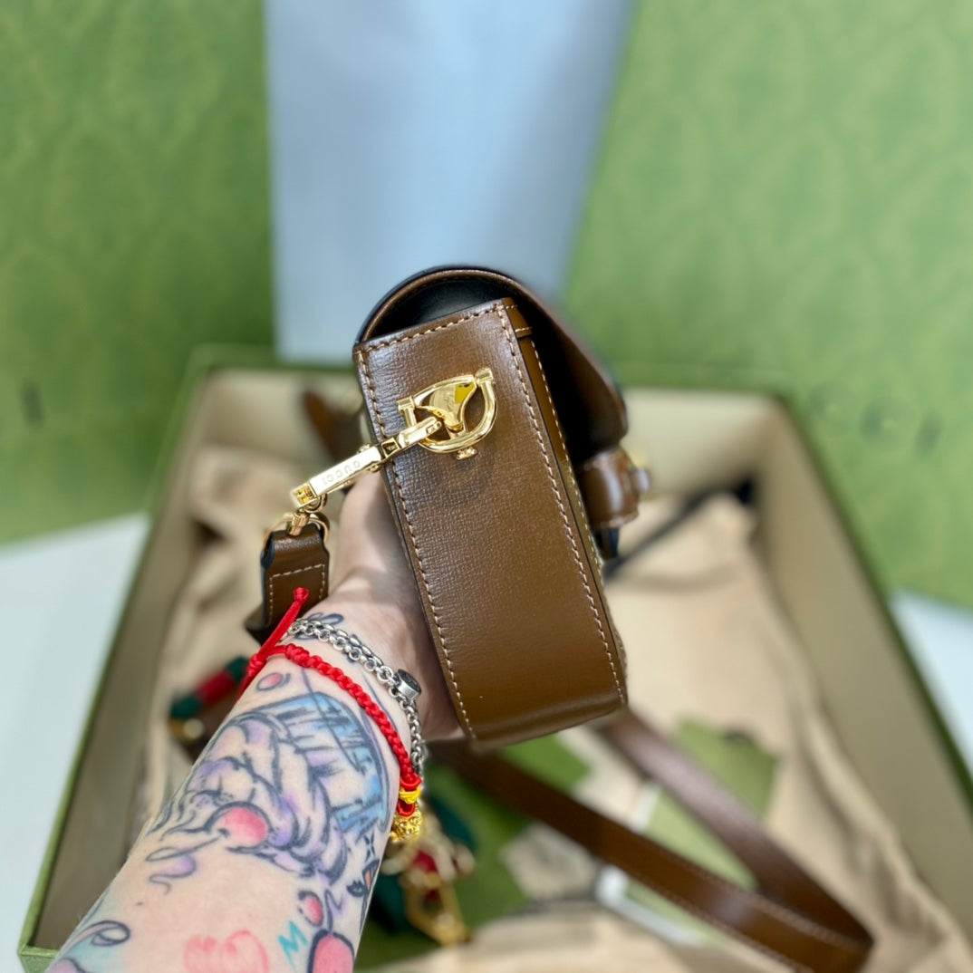 Gucci 1955 Horsebit Mini Saddle Bag