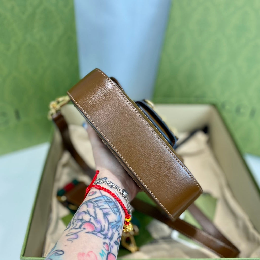 Gucci 1955 Horsebit Mini Saddle Bag