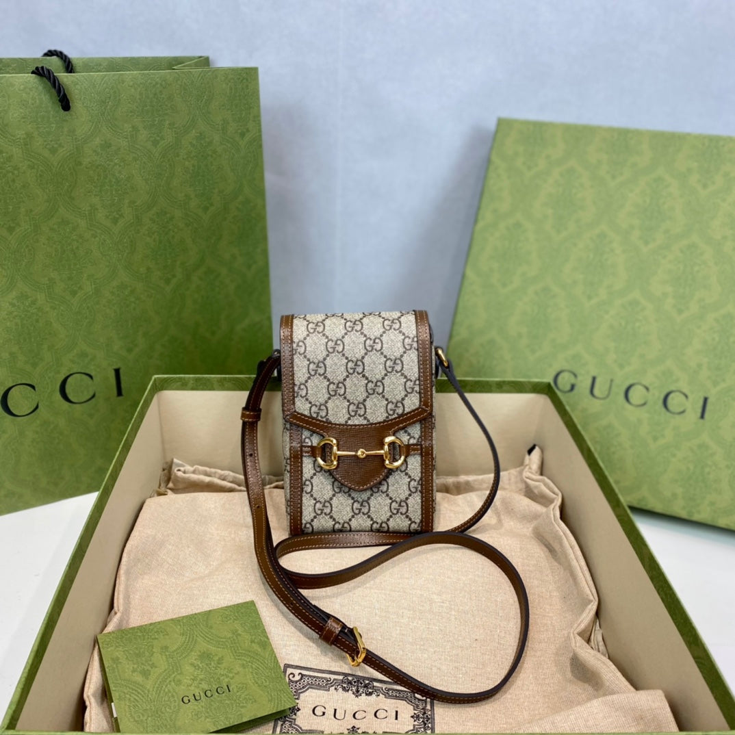 Gucci 1955 Horsebit Phone Holder Bag