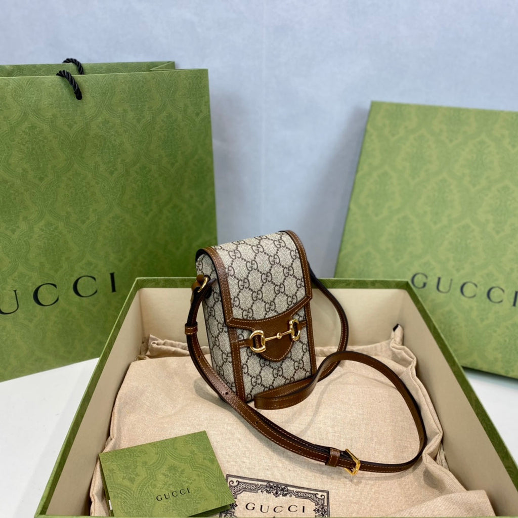 Gucci 1955 Horsebit Phone Holder Bag