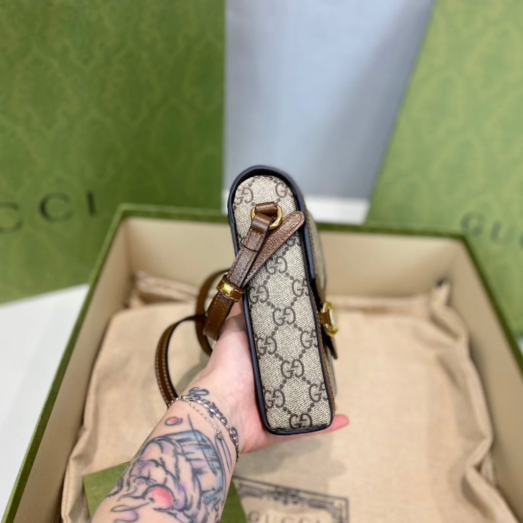 Gucci 1955 Horsebit Phone Holder Bag