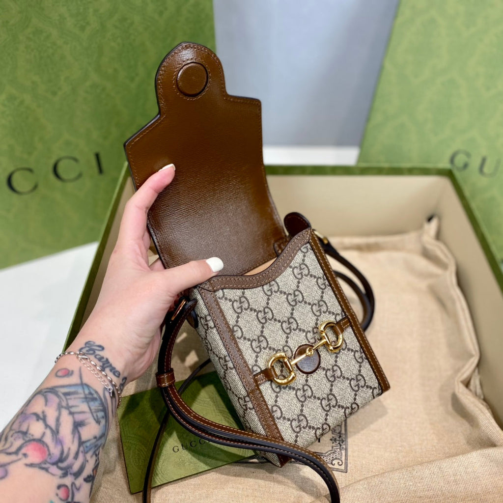 Gucci 1955 Horsebit Phone Holder Bag